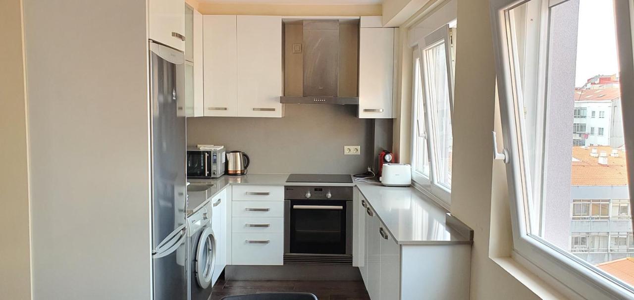 Acogedor Apartamento En Ronda Outeiro 210 拉科鲁尼亚 外观 照片
